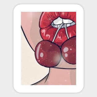 Pop Art Cherry Sticker